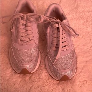 INC International Concepts Pink Sneakers with Suede Upper Brand New